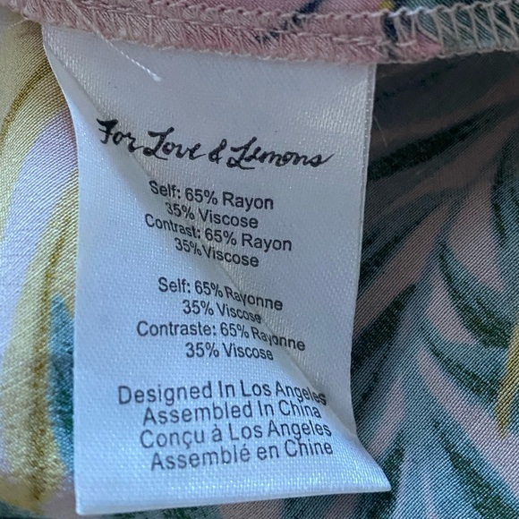 For Love And Lemons Antigua Mini Dress - Picture 5 of 7